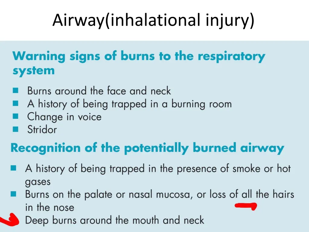 airway inhalational injury