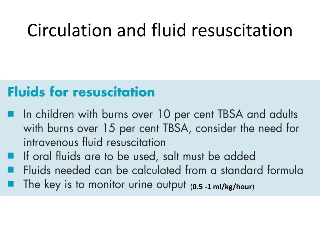 circulation and fluid resuscitation 1