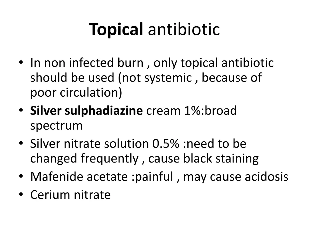 topical antibiotic