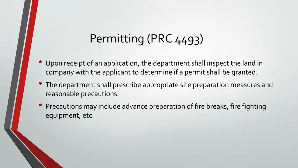 permitting prc 4493