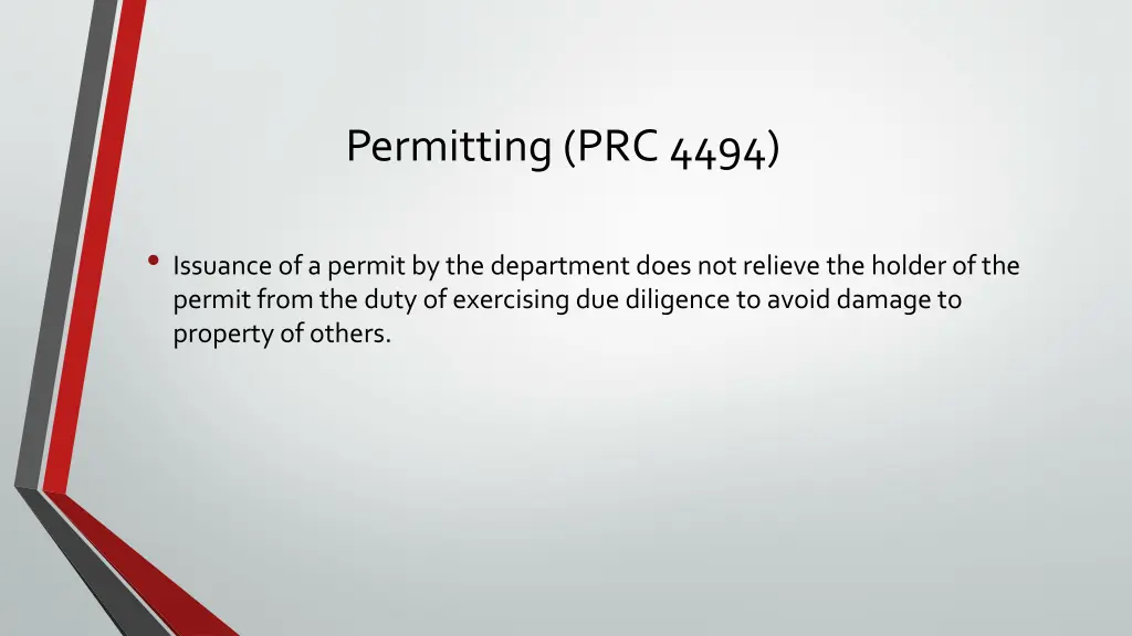 permitting prc 4494