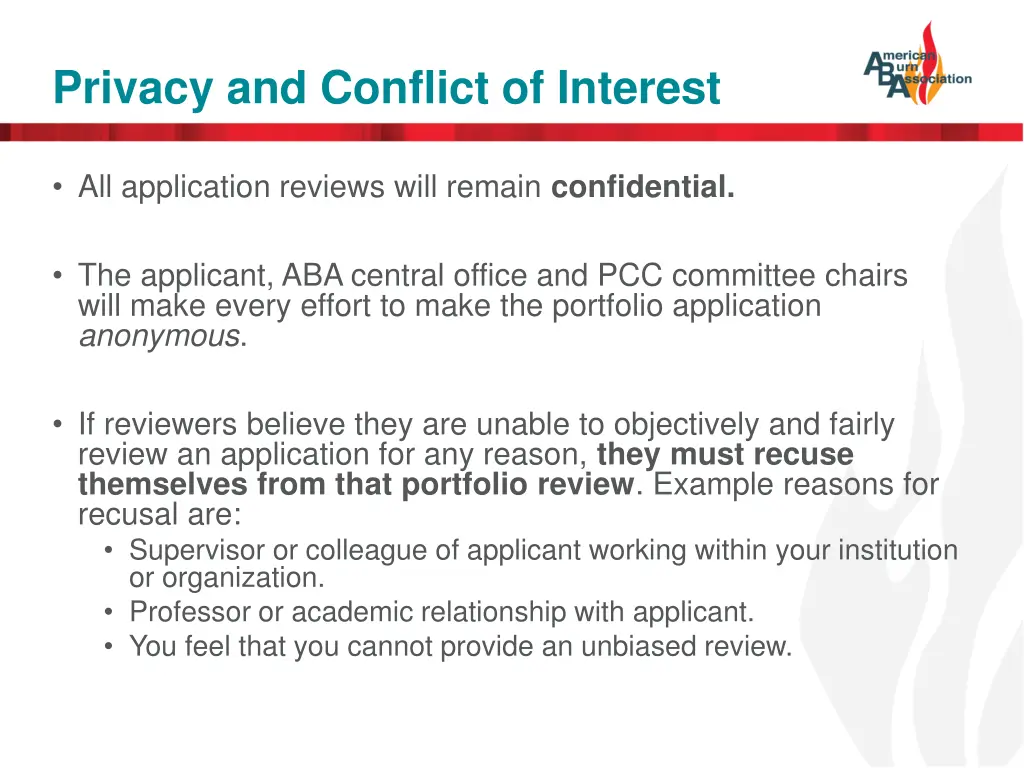 privacy and conflict of interest