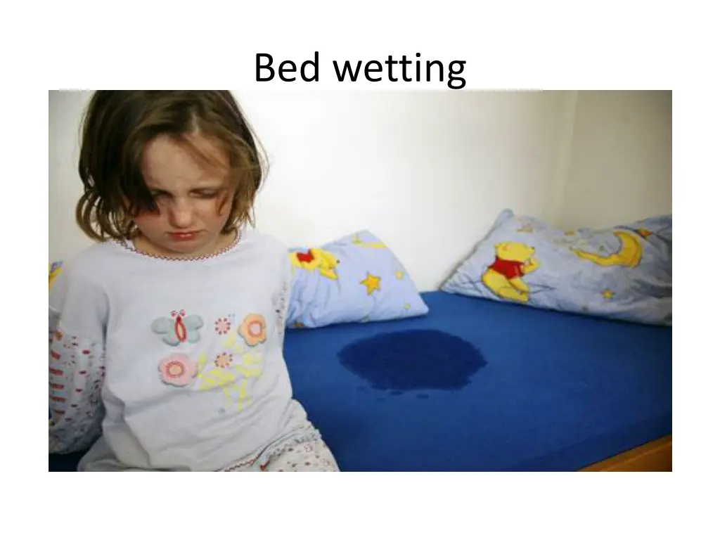 bed wetting