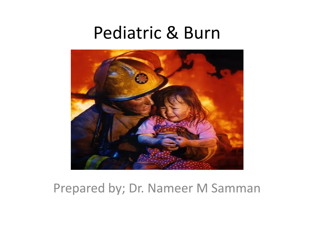 pediatric burn