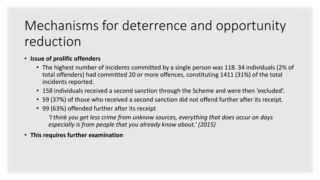 mechanisms for deterrence and opportunity 1