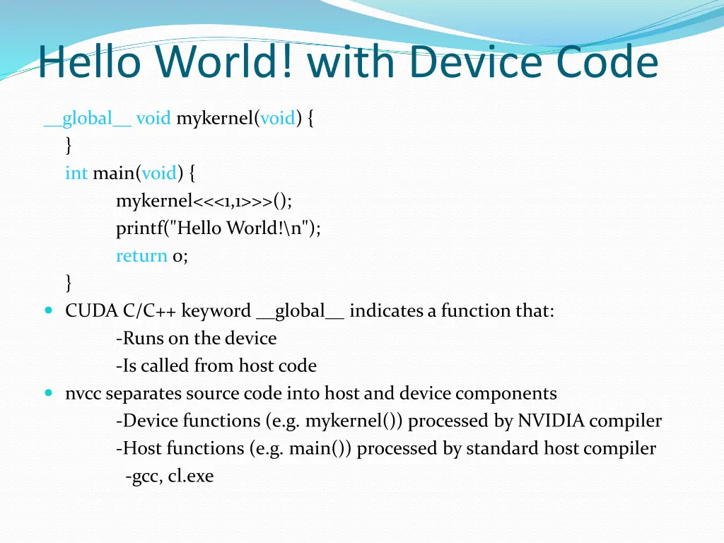 hello world with device code