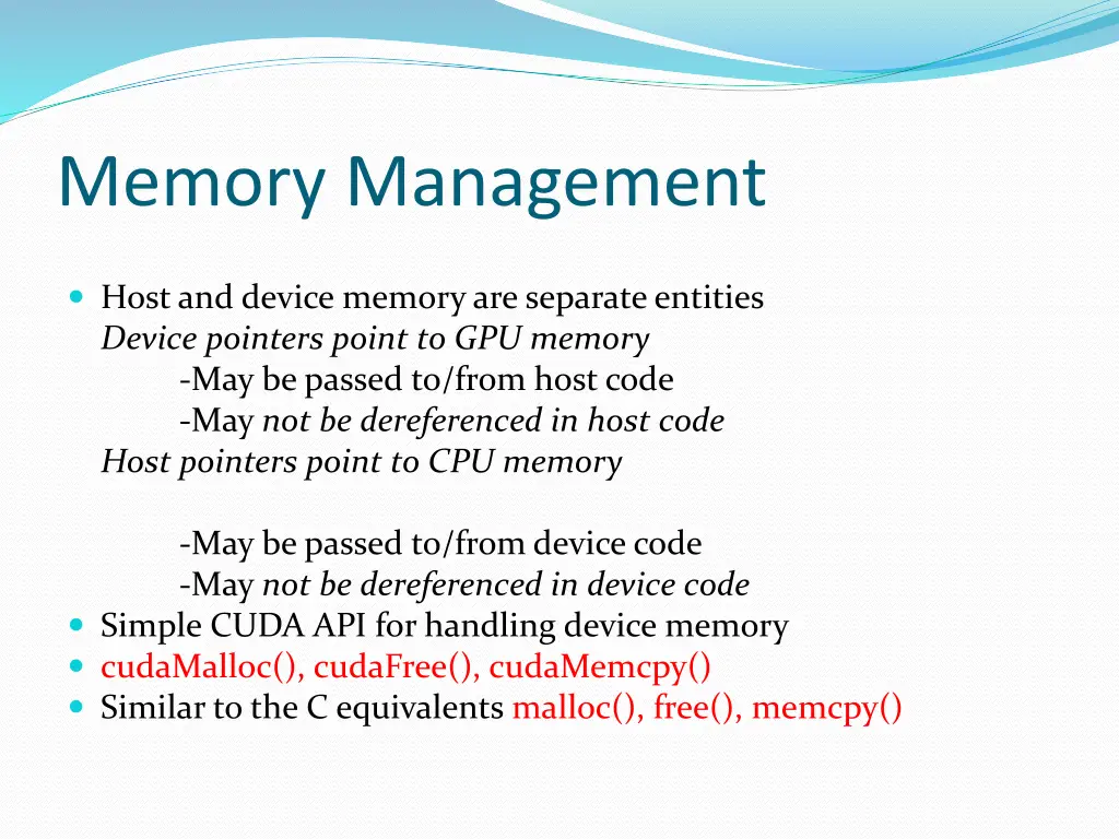 memory management