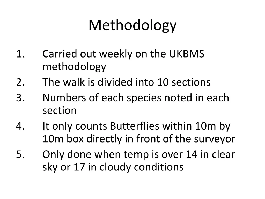 methodology