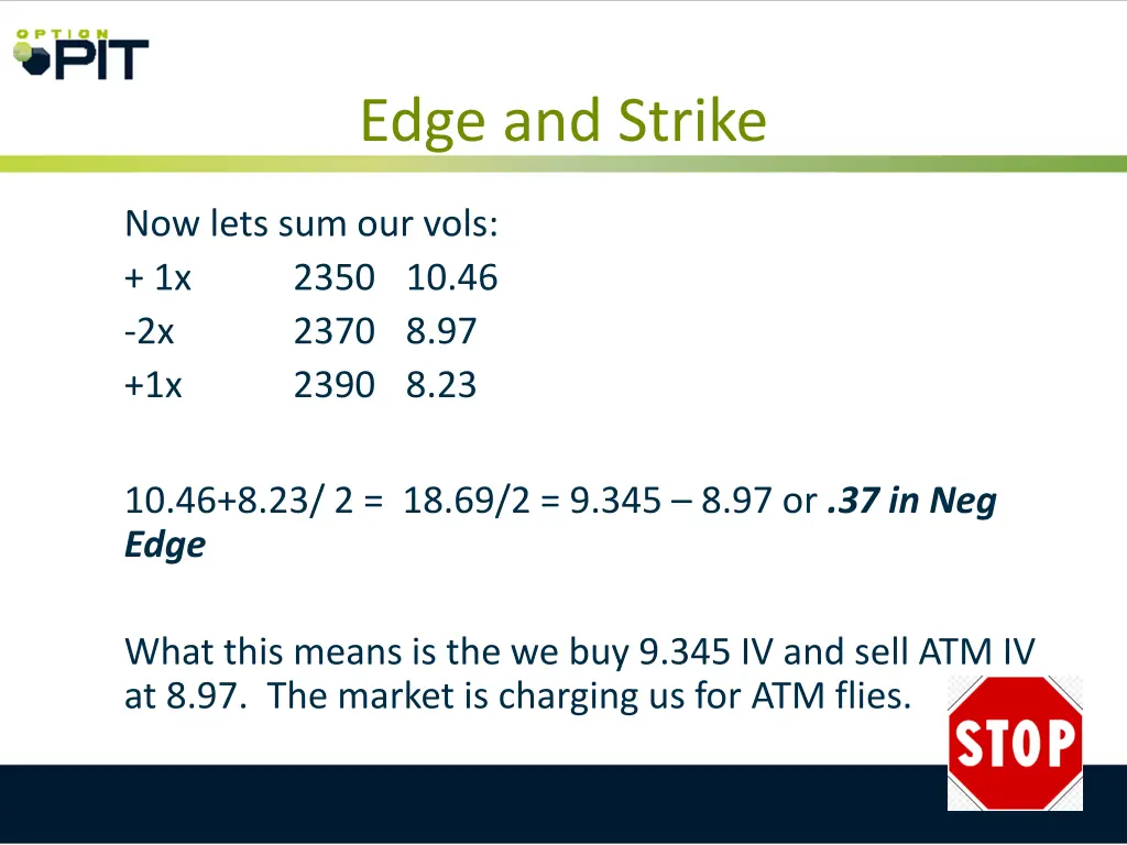 edge and strike