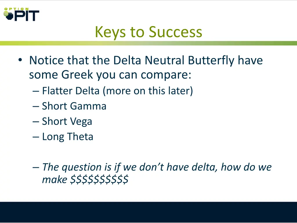 keys to success
