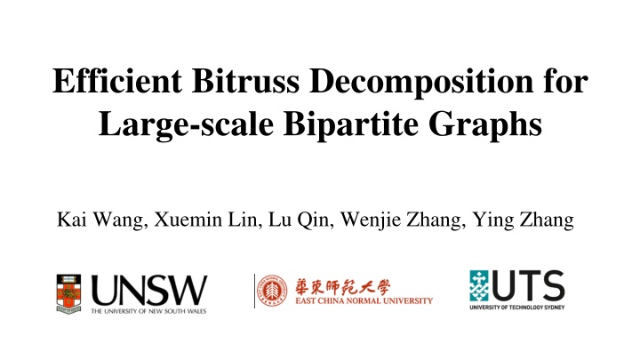 efficient bitruss decomposition for large scale