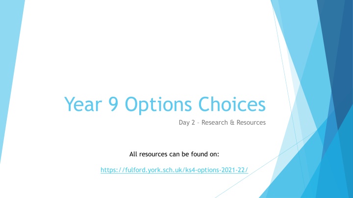 year 9 options choices