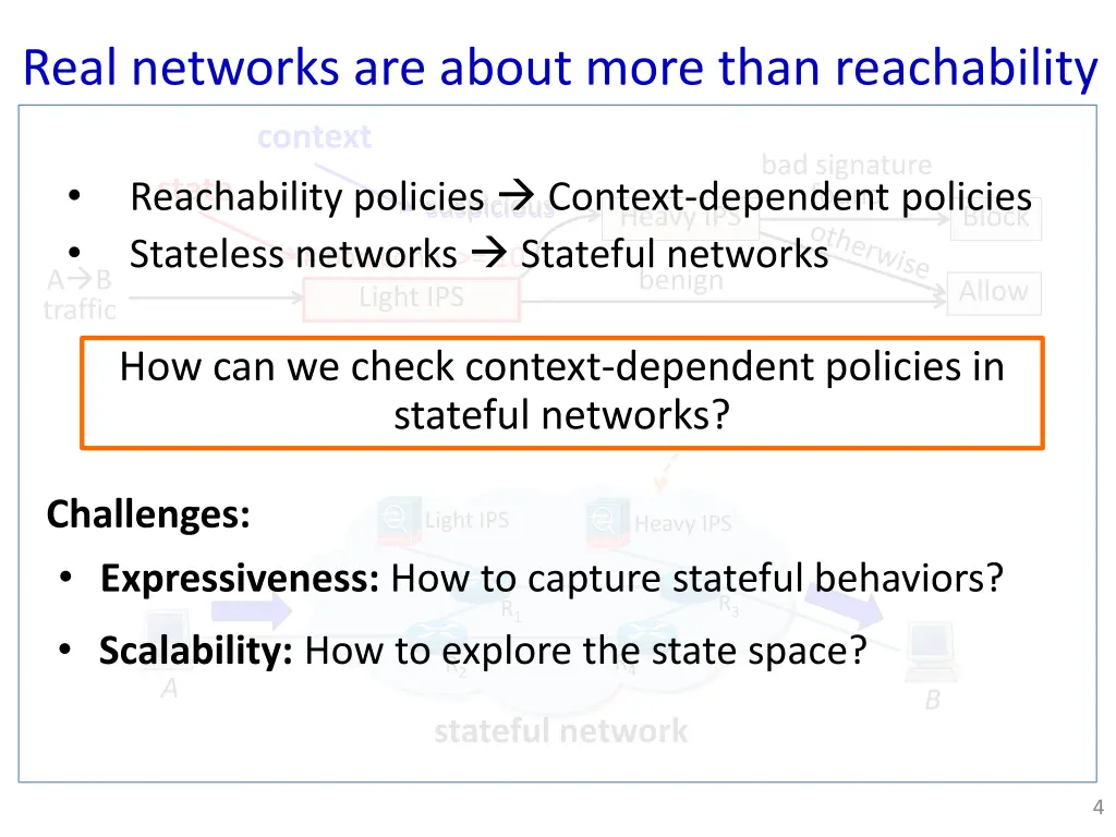 real networks are about more than reachability