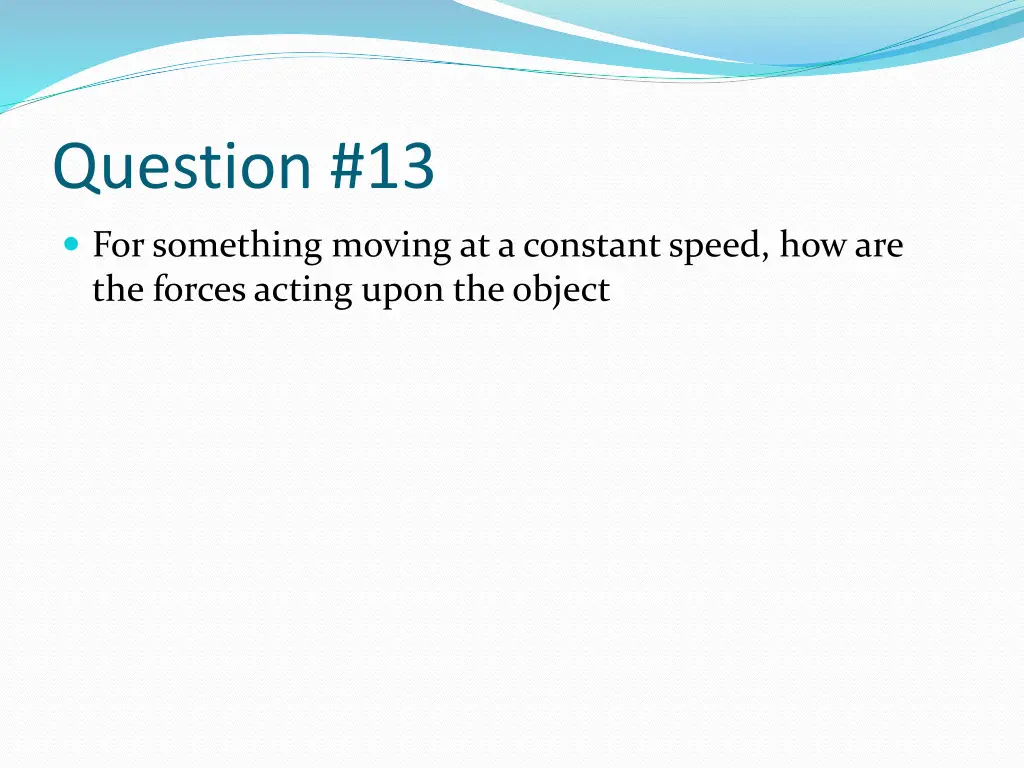 question 13