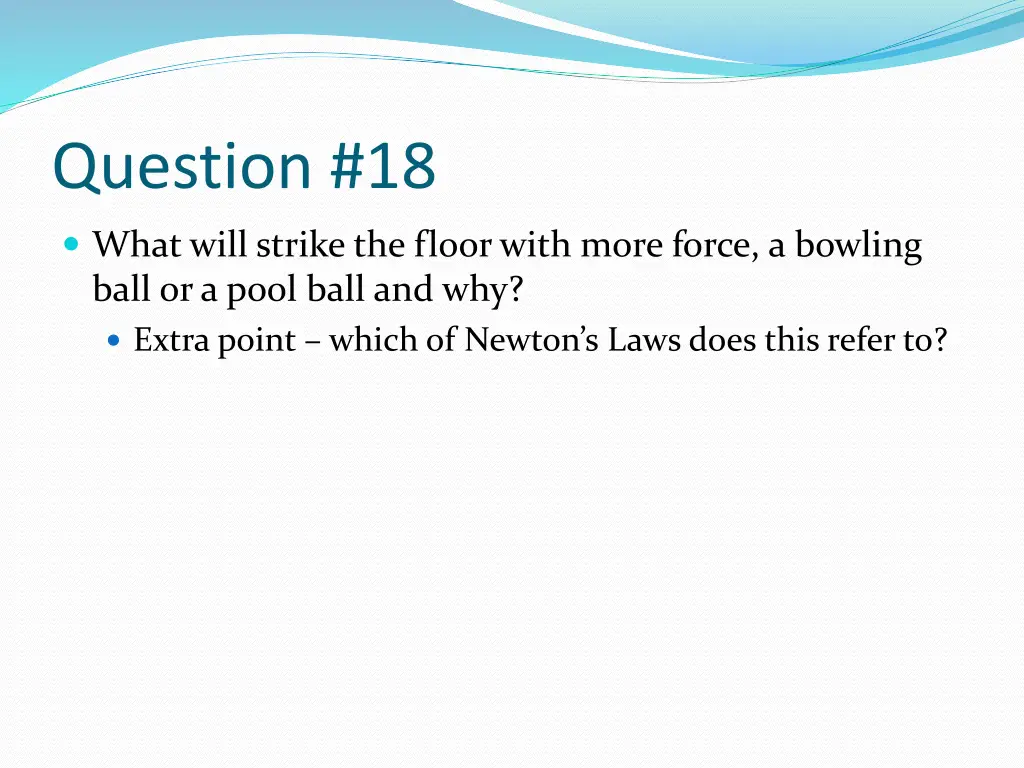 question 18