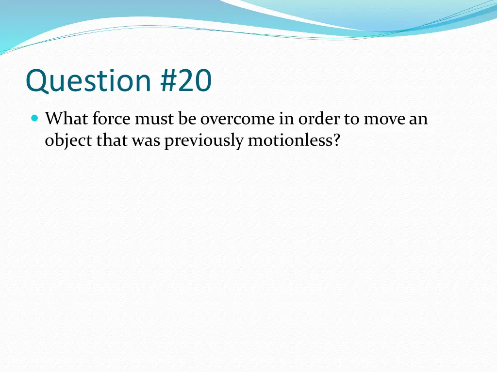 question 20