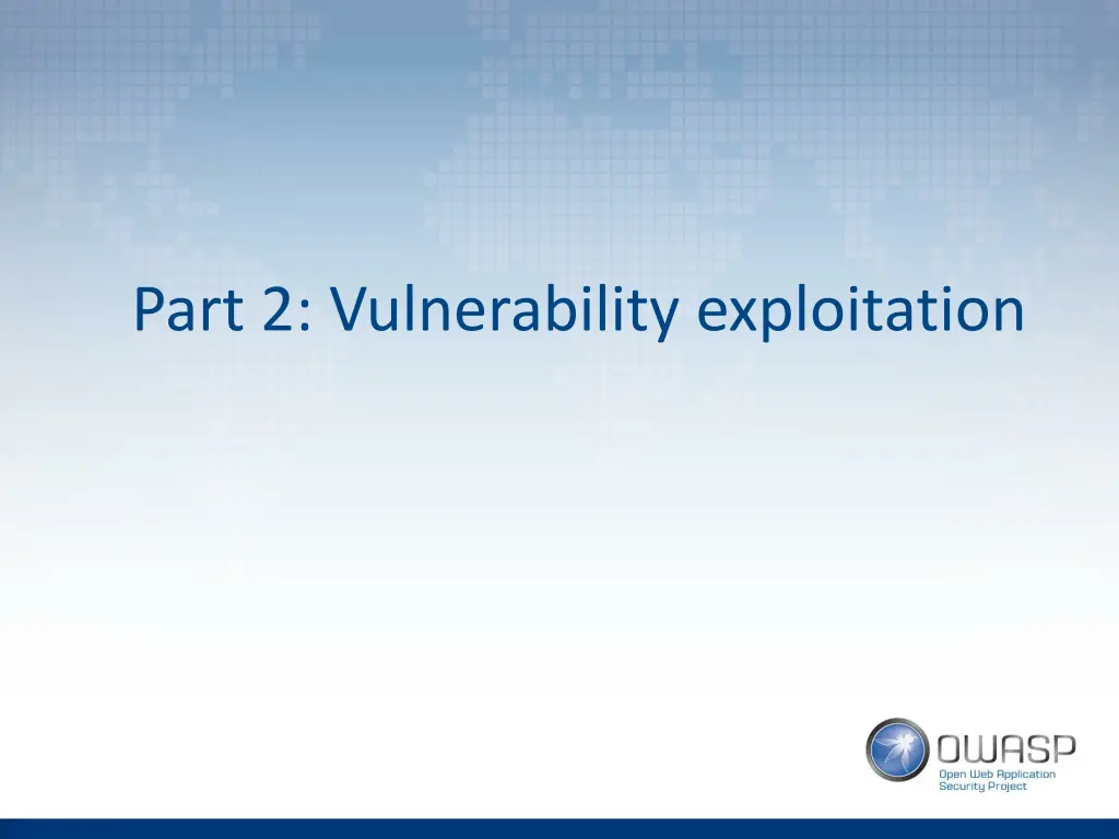 part 2 vulnerability exploitation