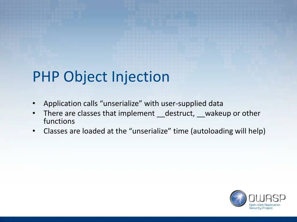 php object injection