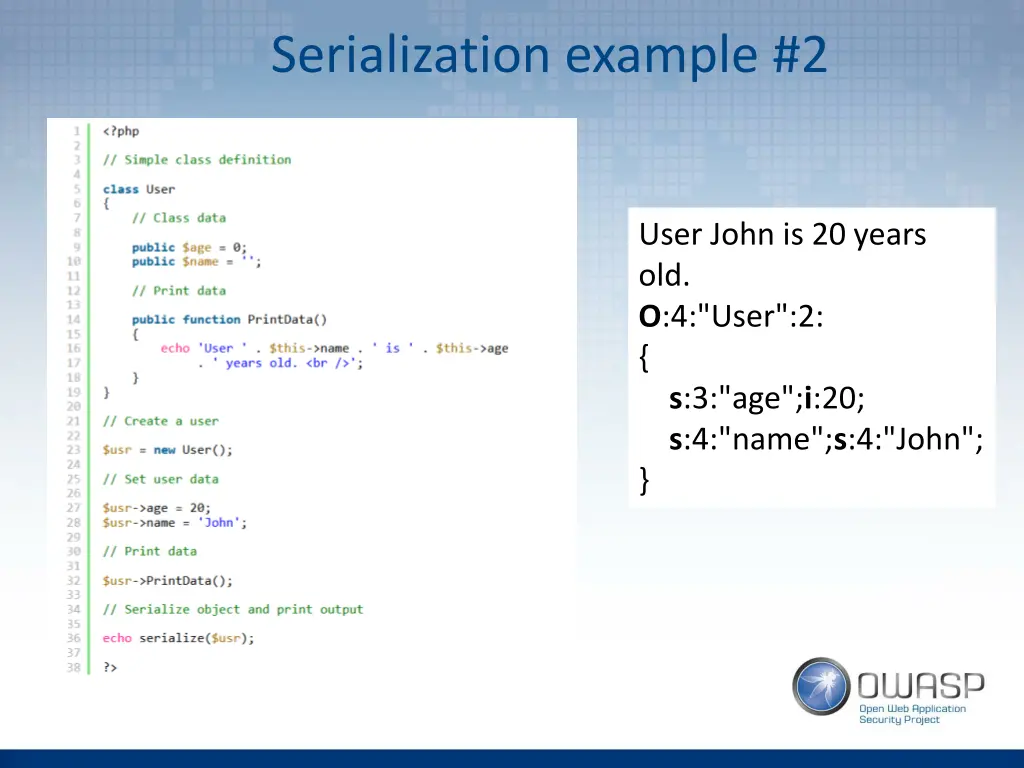 serialization example 2