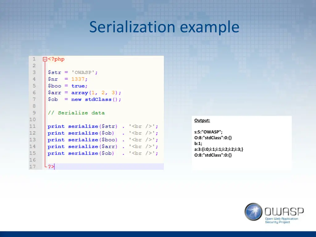 serialization example