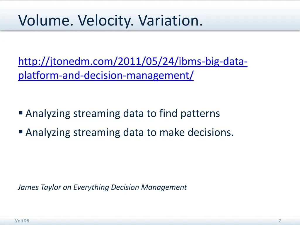 volume velocity variation