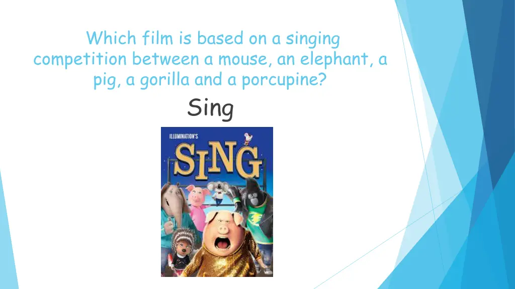 which film is based on a singing competition