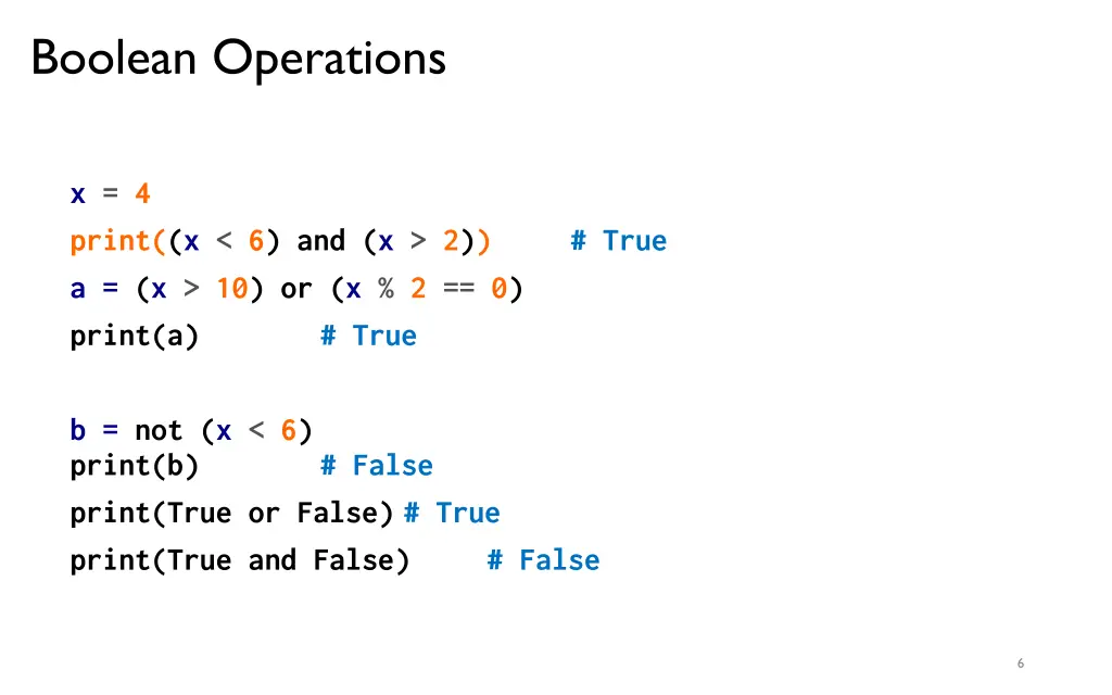 boolean operations 1