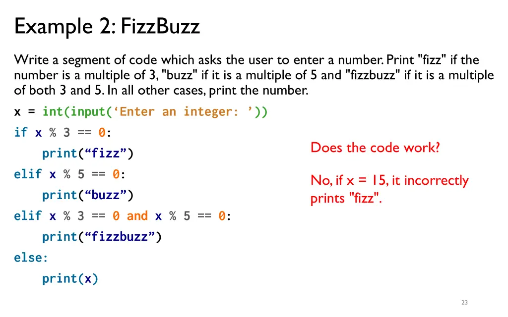 example 2 fizzbuzz