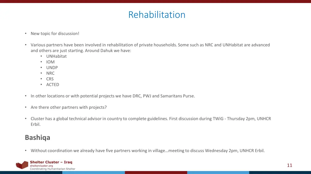 rehabilitation