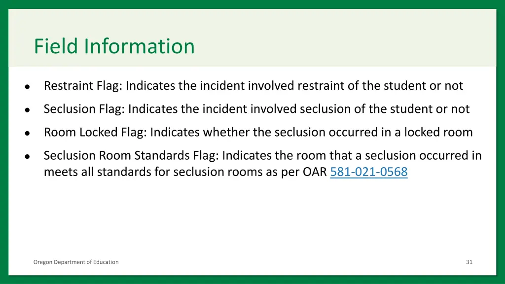 field information