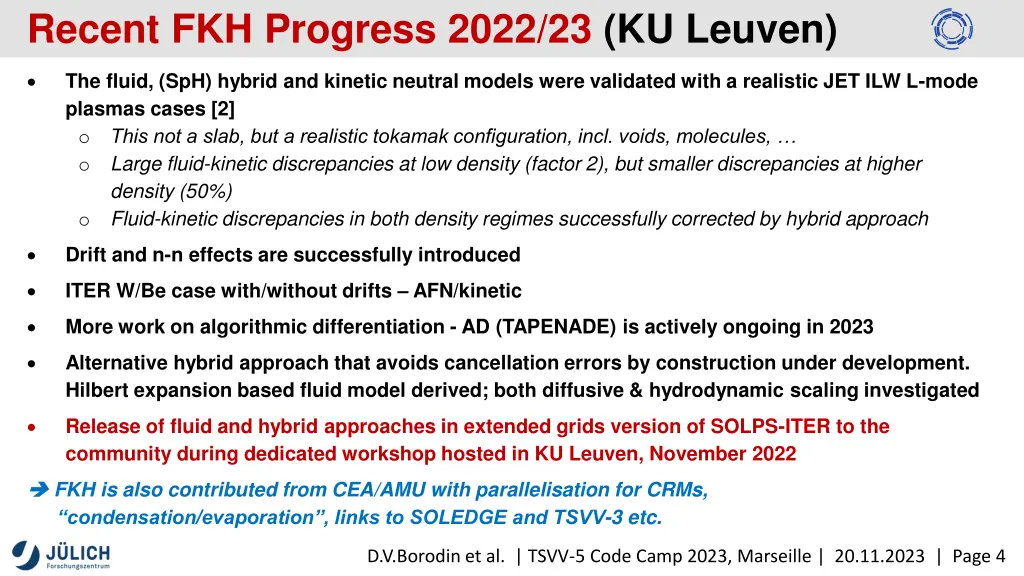 recent fkh progress 2022 23 ku leuven