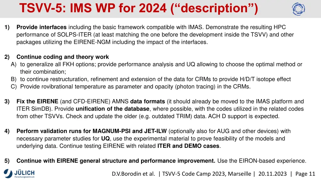 tsvv 5 ims wp for 2024 description