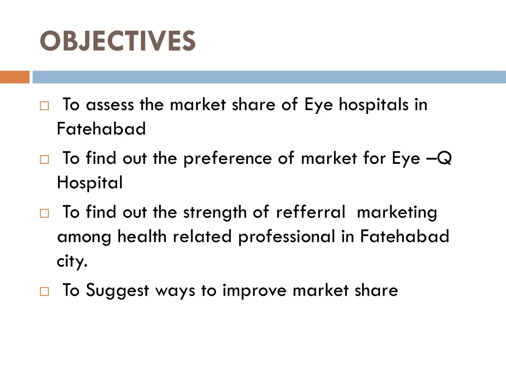 objectives 1