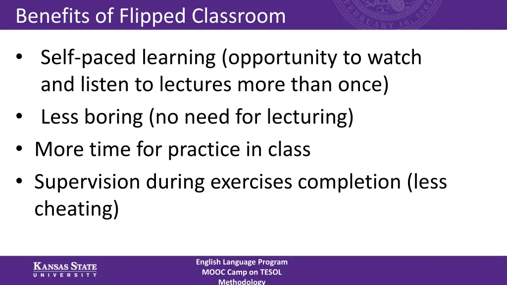 benefits of flipped classroom