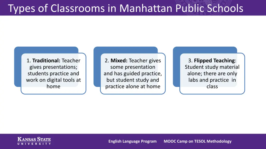 types of classrooms in manhattan public schools