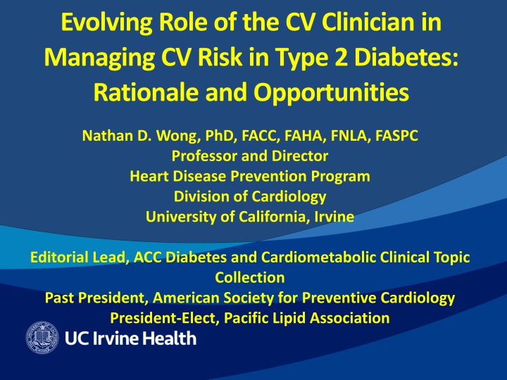 evolving role of the cv clinician in managing