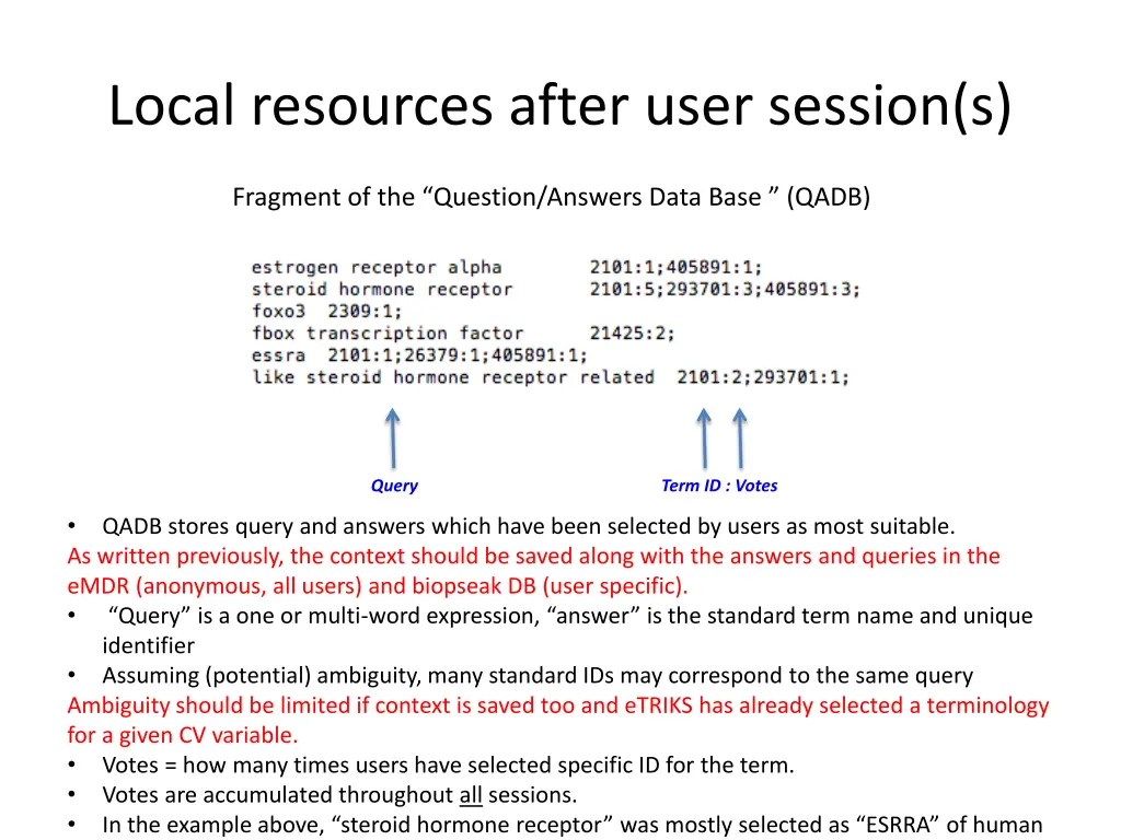 local resources after user session s 1