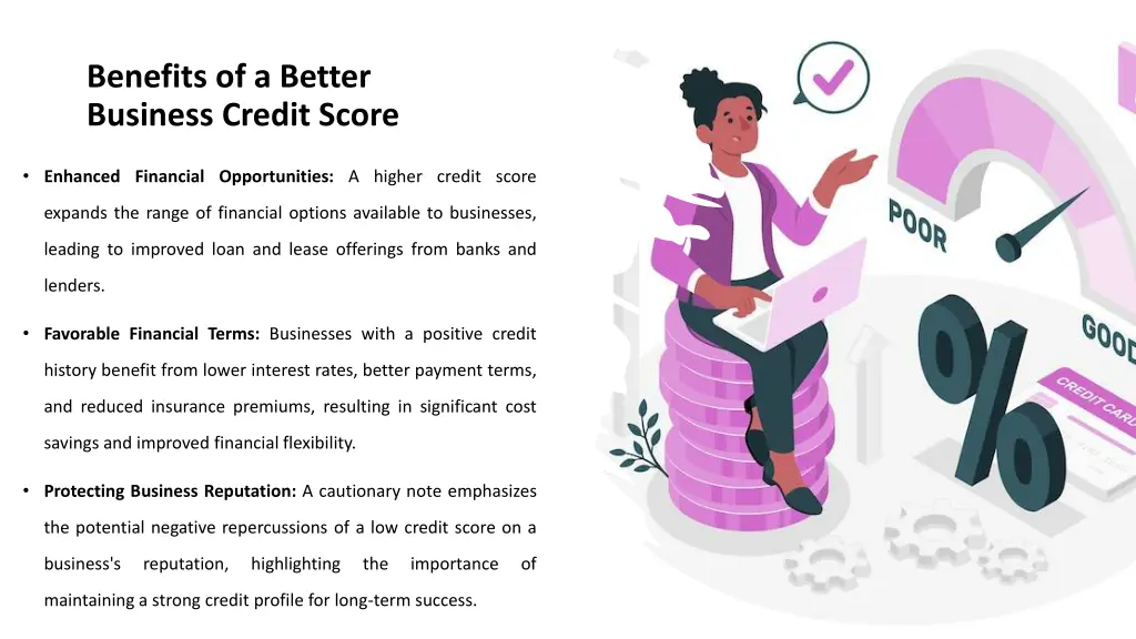 benefits of a better business credit score