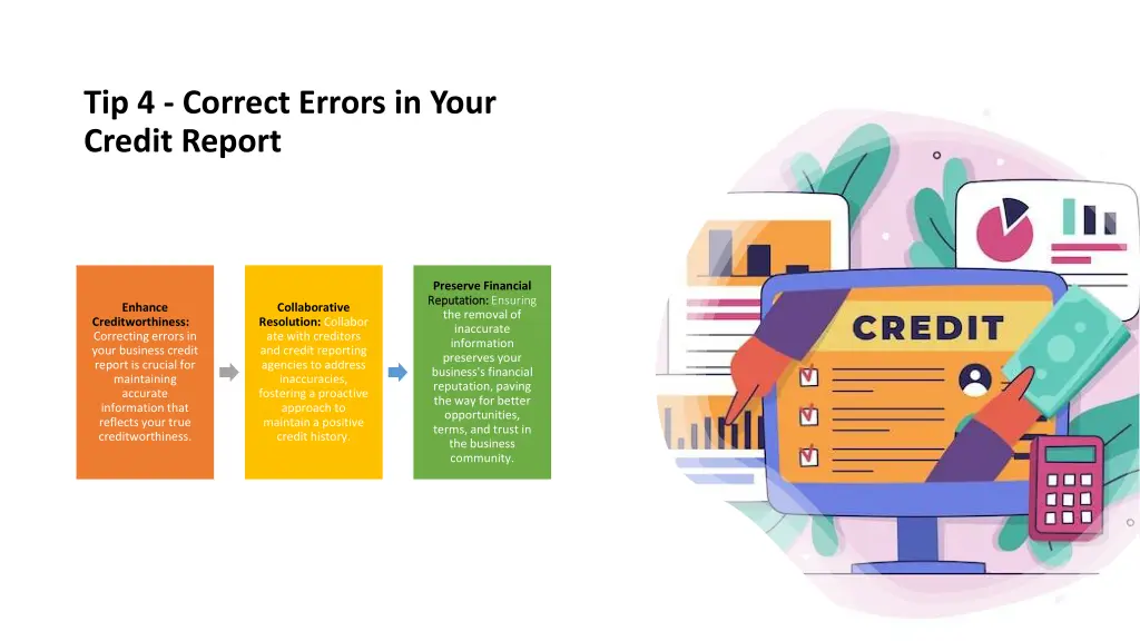 tip 4 correct errors in your credit report