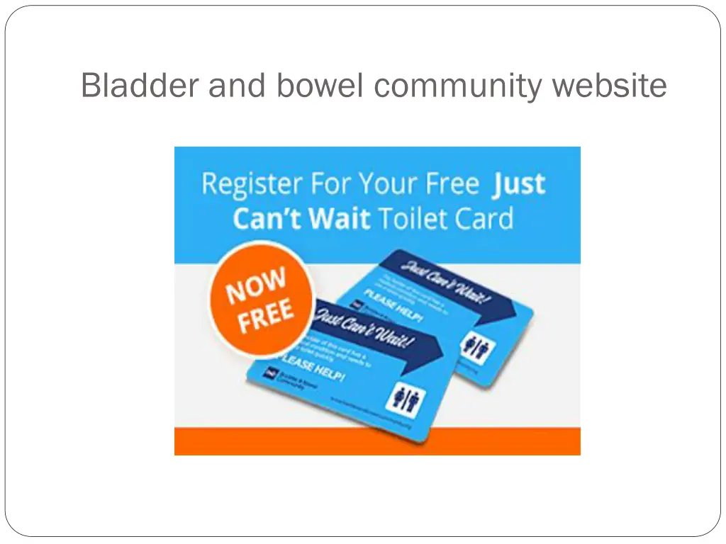 bladder and bowel community website