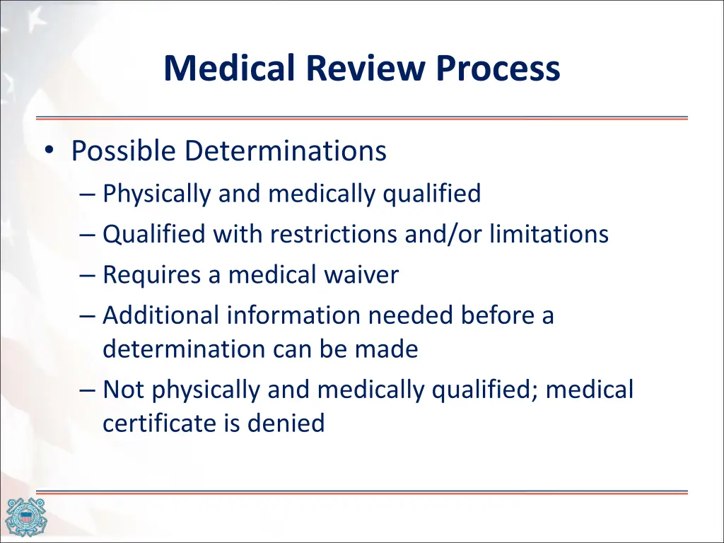 medical review process 1