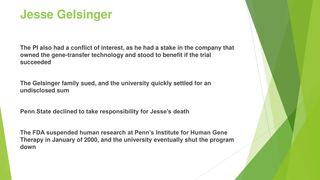 jesse gelsinger 1