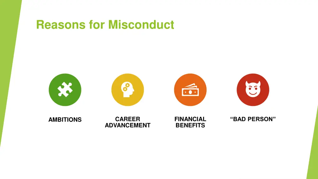 reasons for misconduct