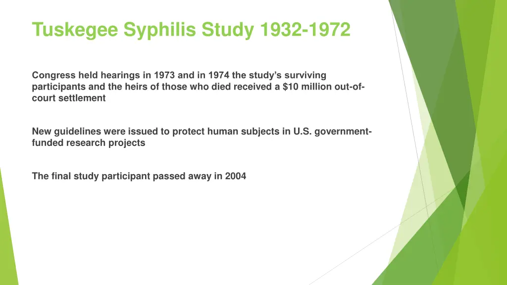 tuskegee syphilis study 1932 1972 2