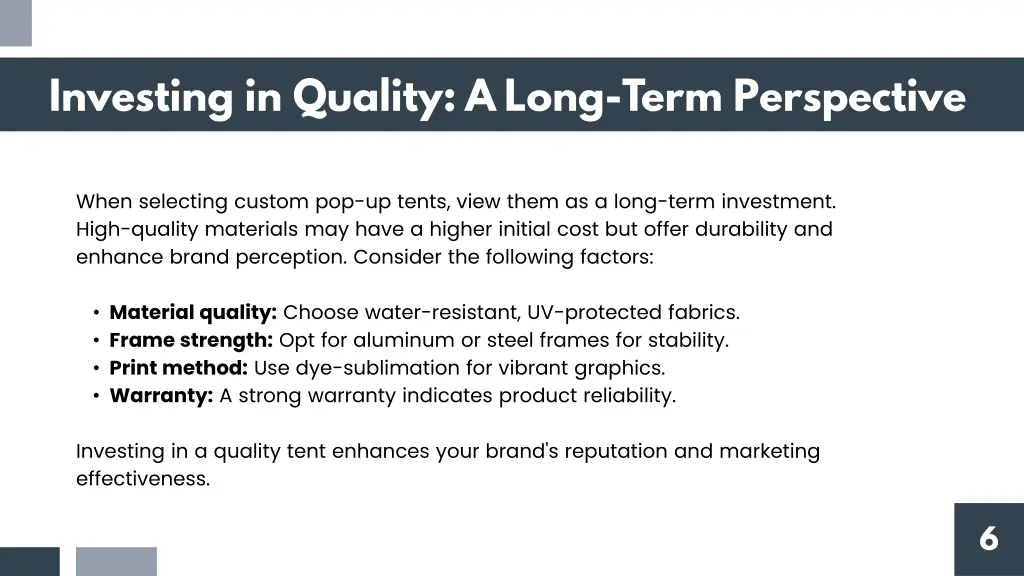 investing in quality a long term perspective
