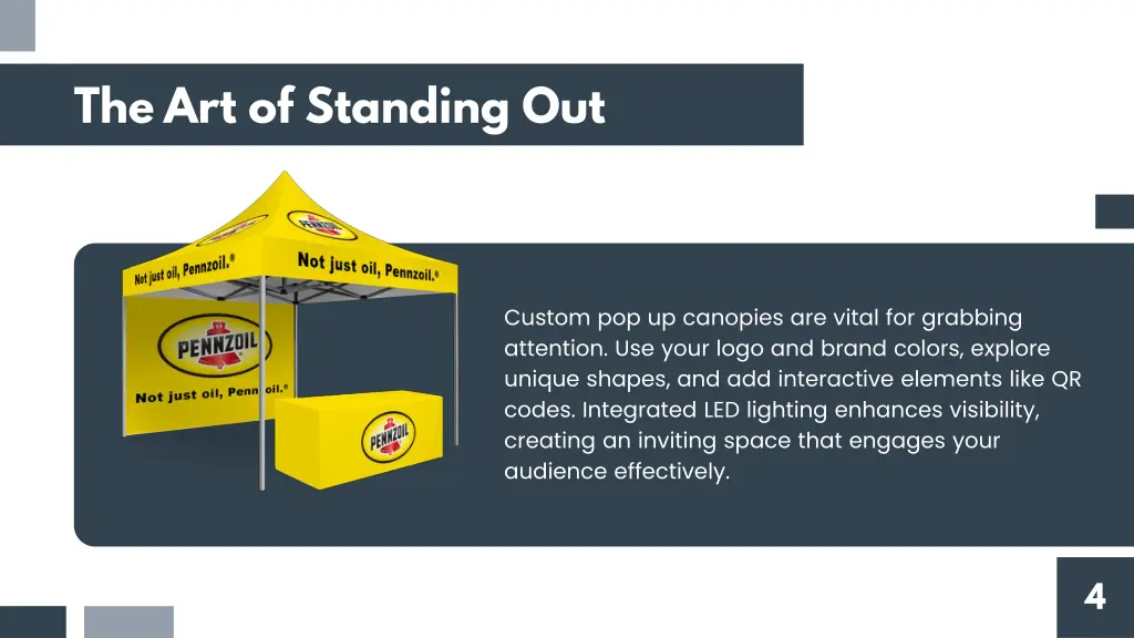 the art of standing out