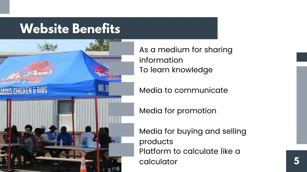 website benefits