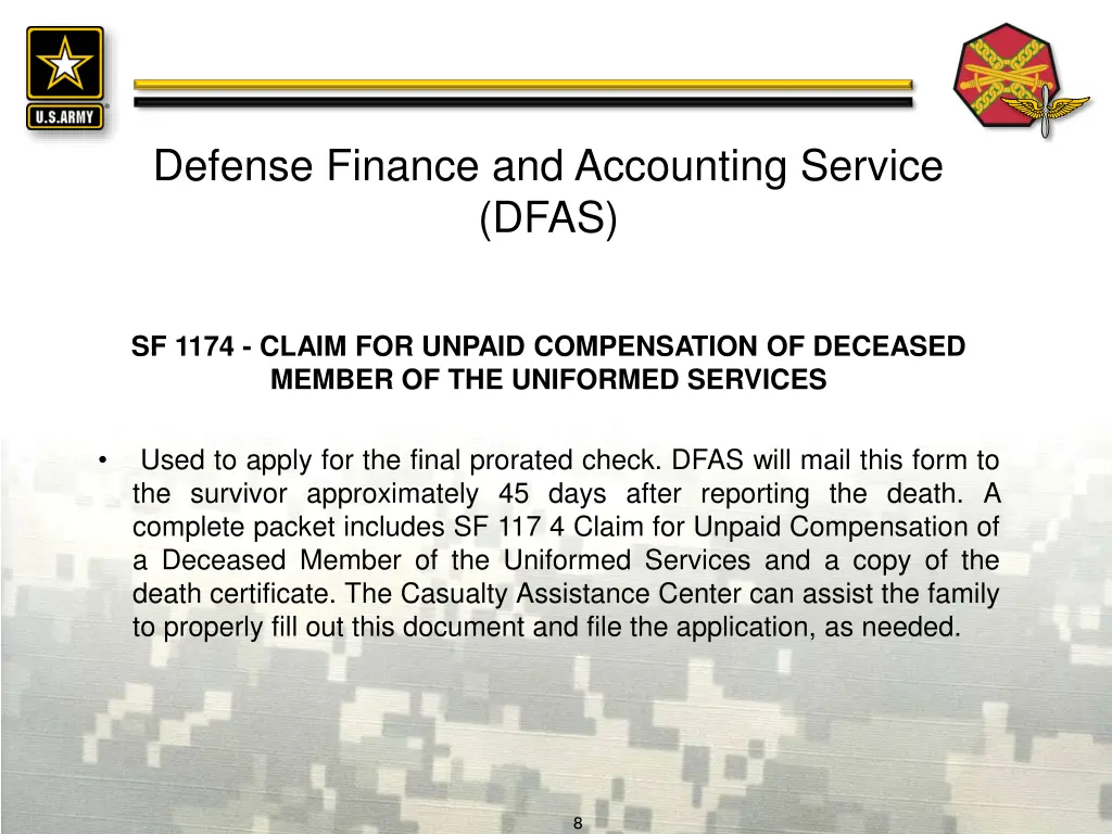 defense finance and accounting service dfas 1