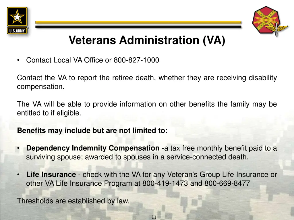 veterans administration va