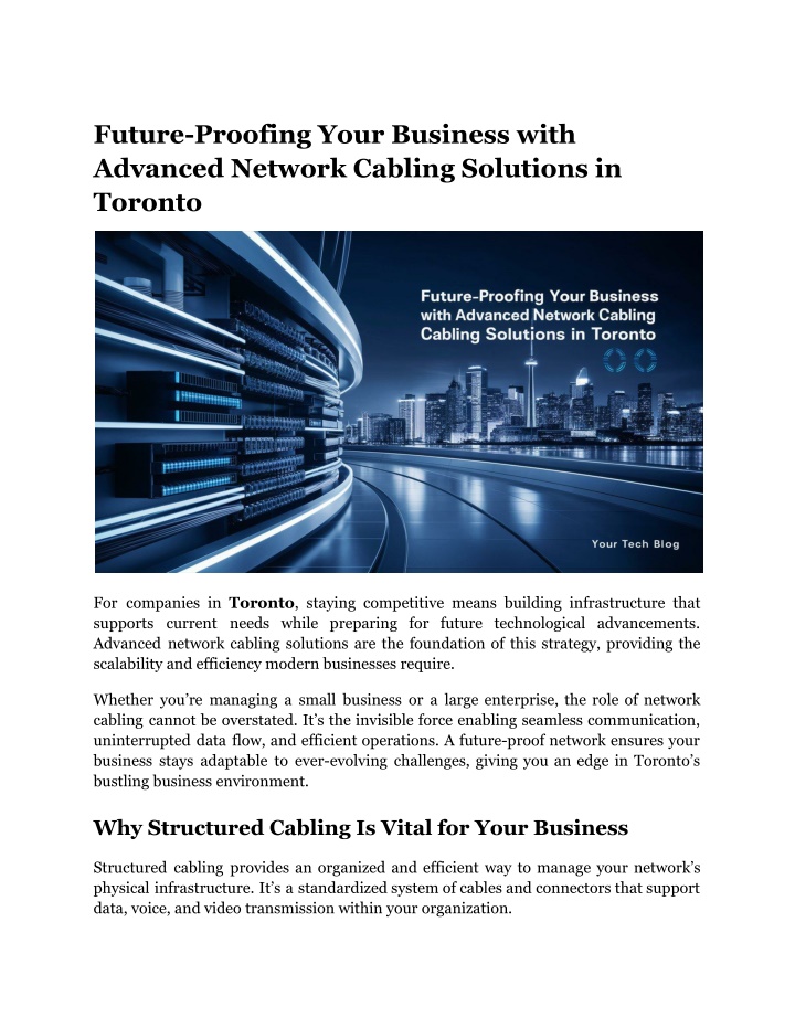 future proofing your business with advanced